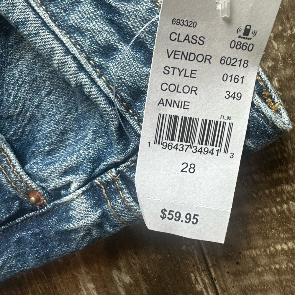Pacsun Y2K low rise stretch flare jean size 28 NWT - Picture 3 of 4